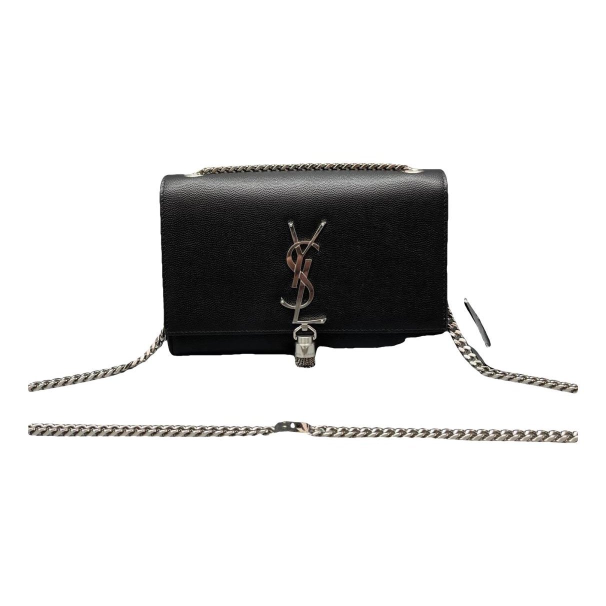 Pompom Kate leather handbag