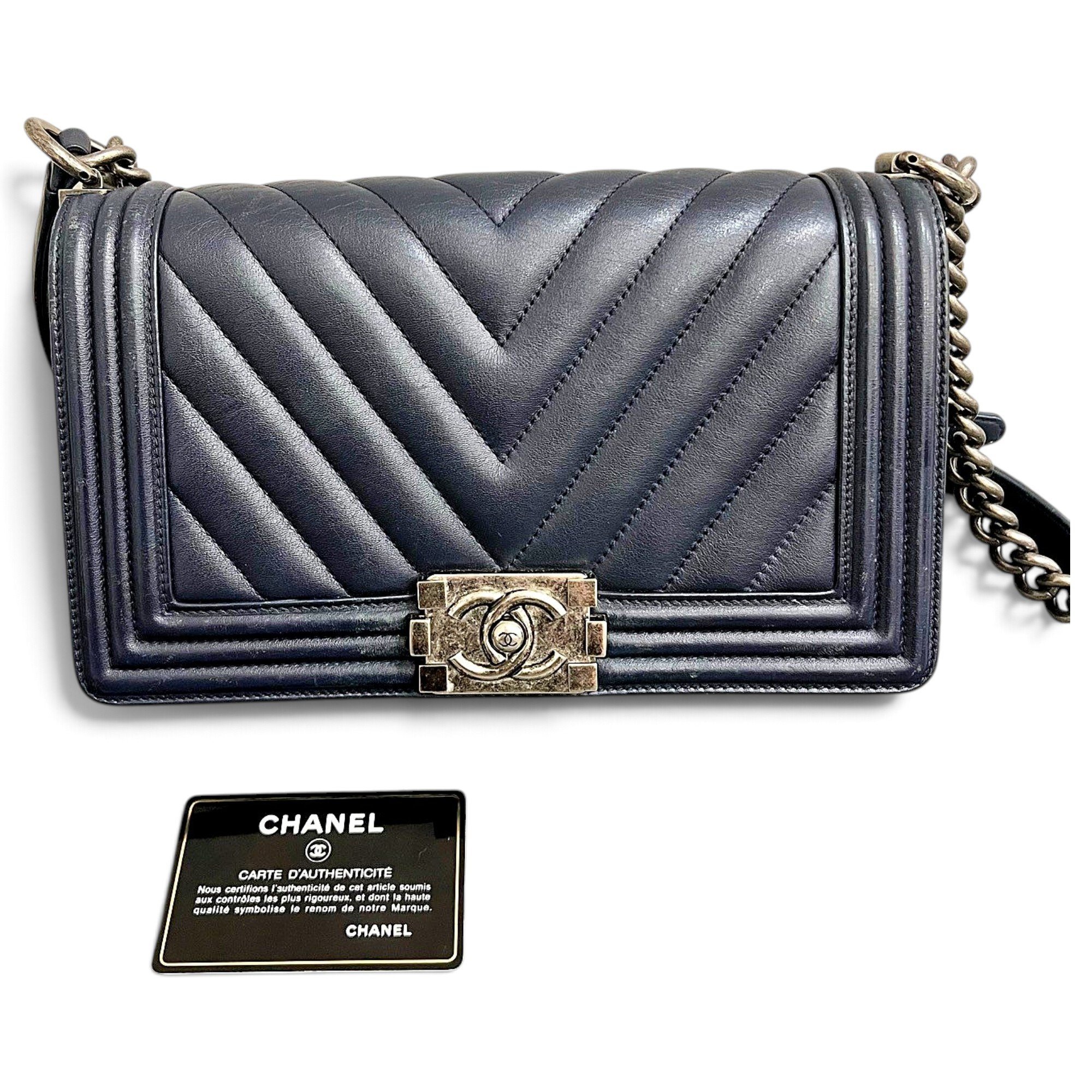 Boy leather crossbody bag