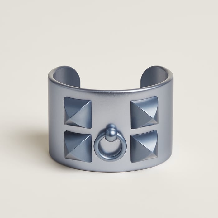 Bleu Jean Lumière Collier De Chien Aluminium Sunset Cuff Bracelet