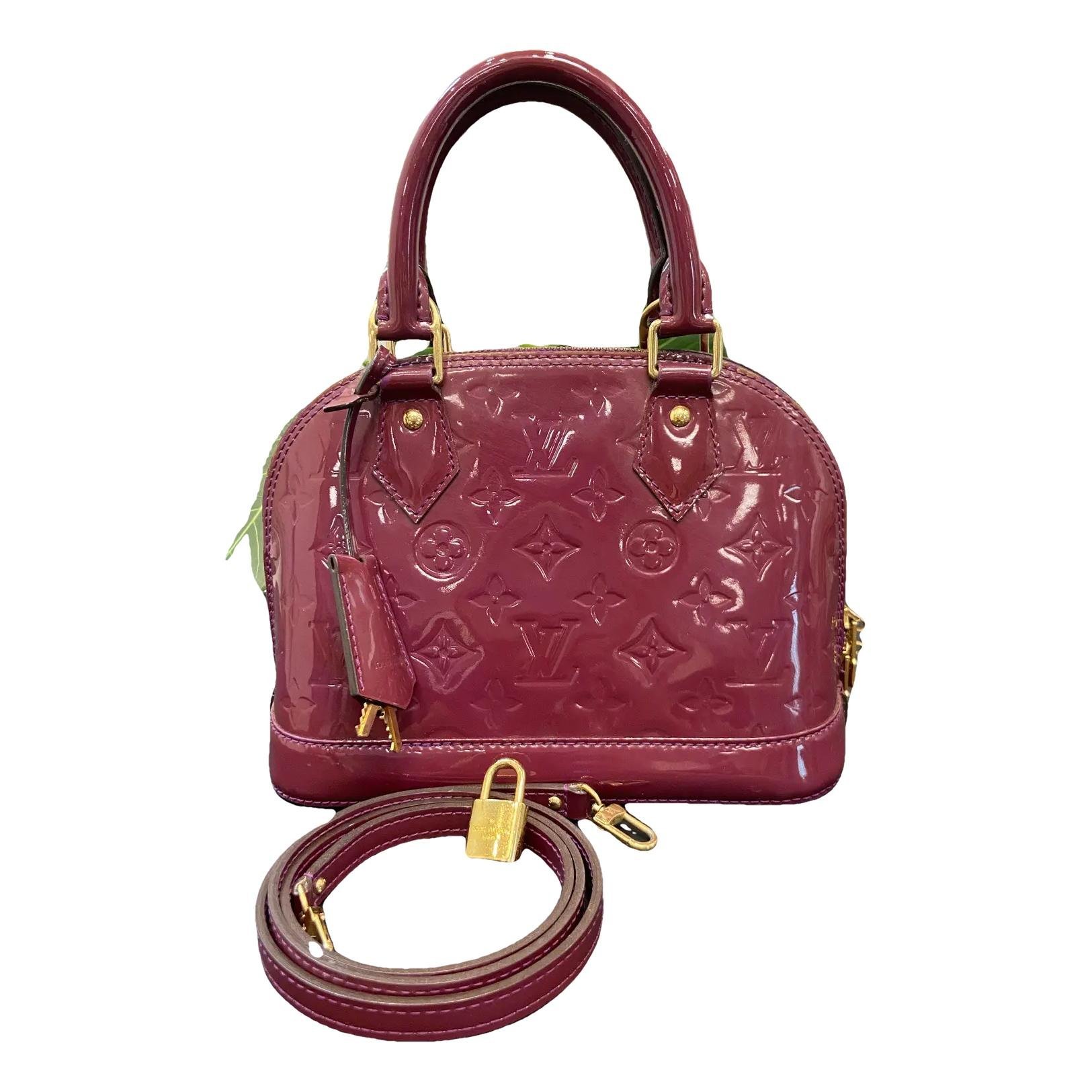 Alma BB patent leather handbag