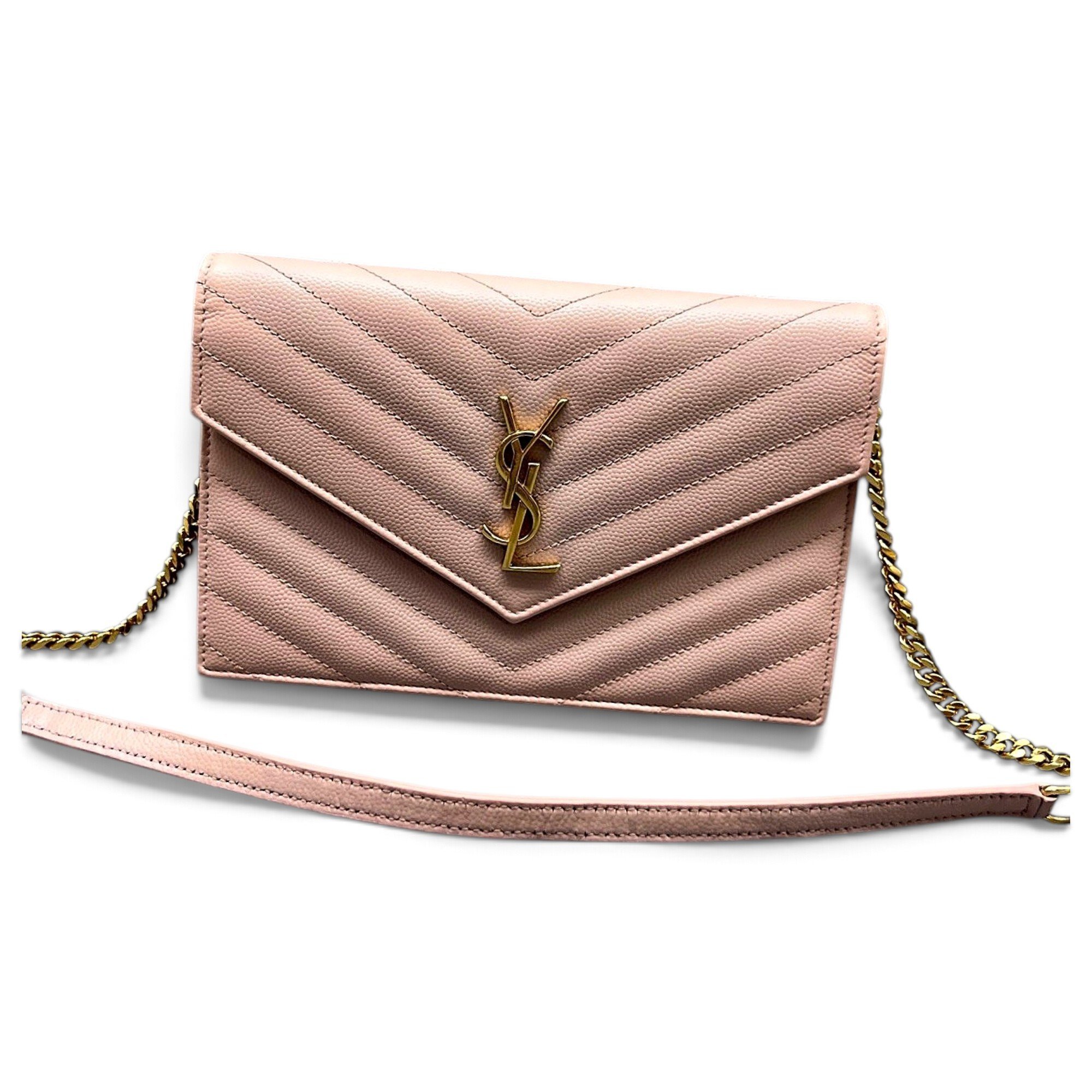 Portefeuille enveloppe leather handbag