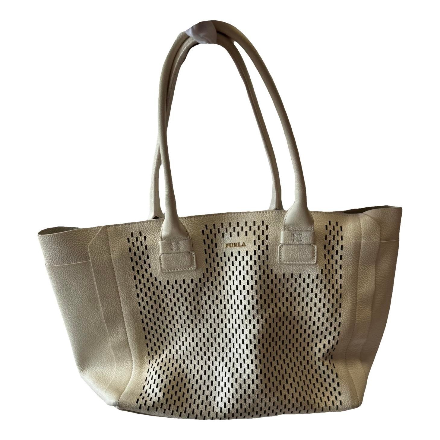 Leather tote