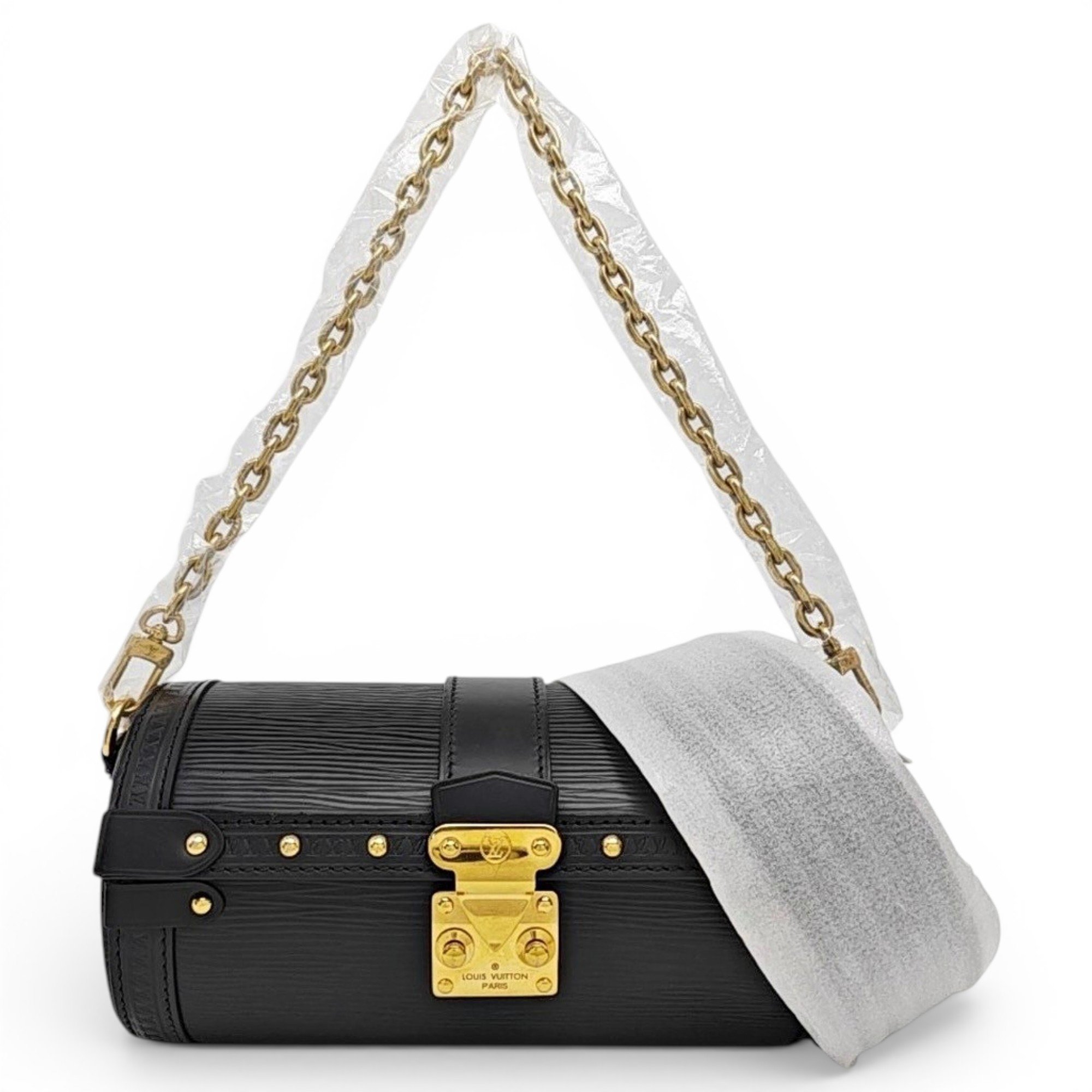 Papillon Trunk leather handbag