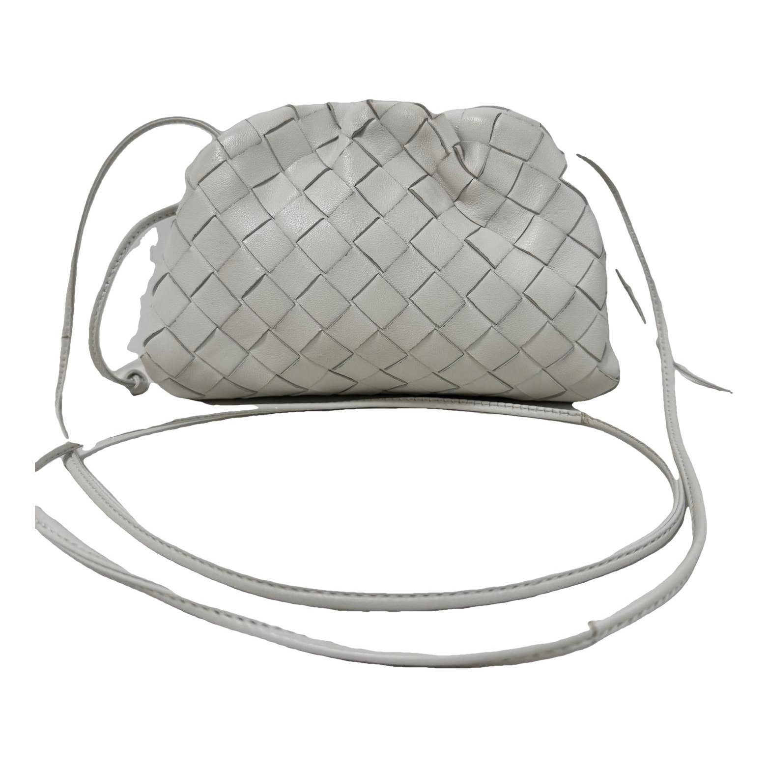 Pouch leather handbag
