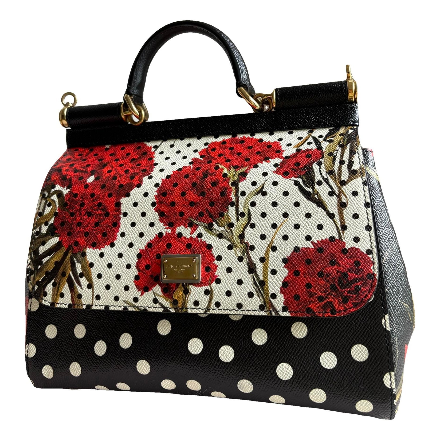 Dolce & Gabbana Sicily leather handbag