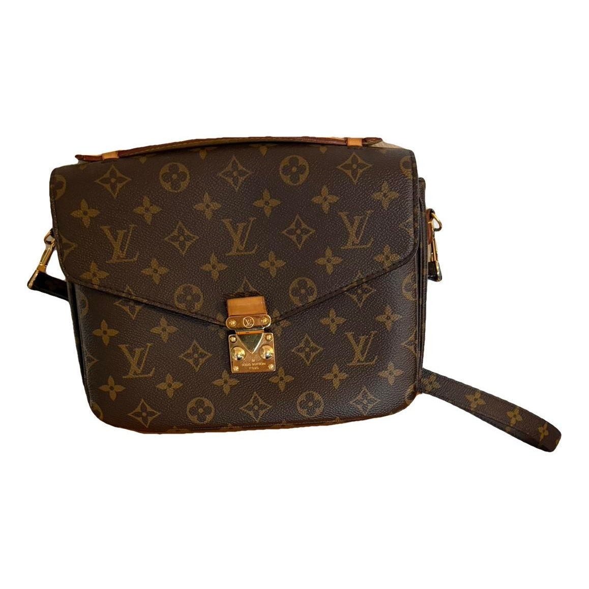 Metis vinyl crossbody bag
