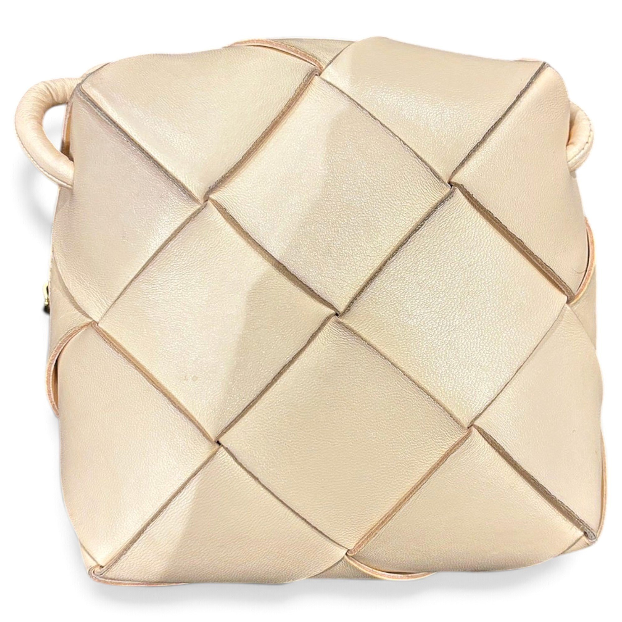 Cassette leather crossbody bag