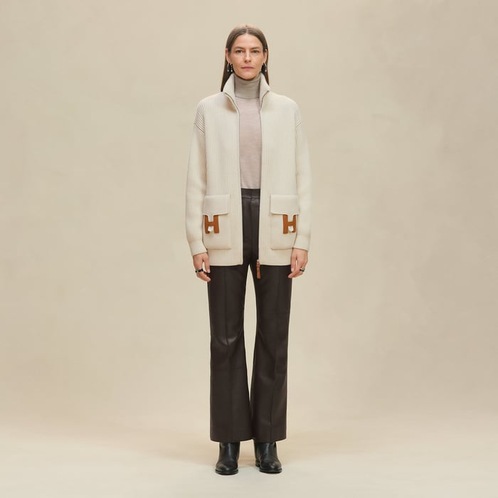 Blanc Naturel Wool Knit Jacket
