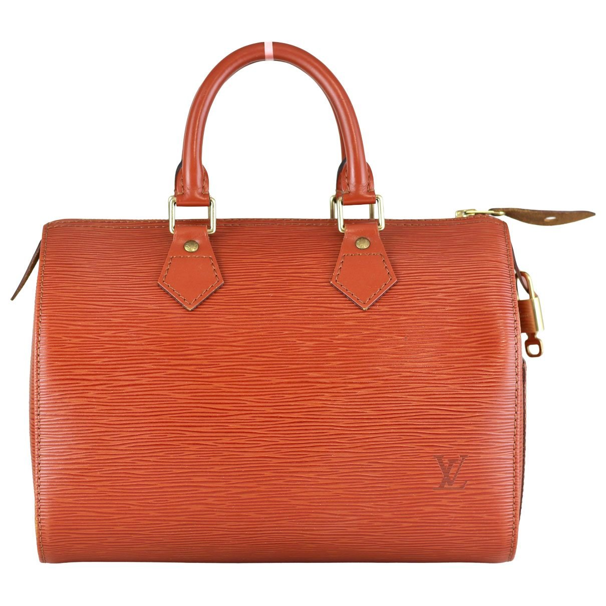 Speedy leather handbag