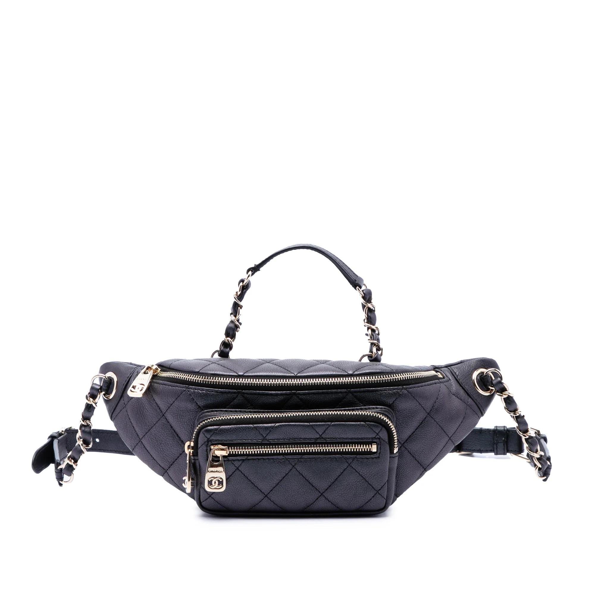 All About Chains pony-style calfskin handbag
