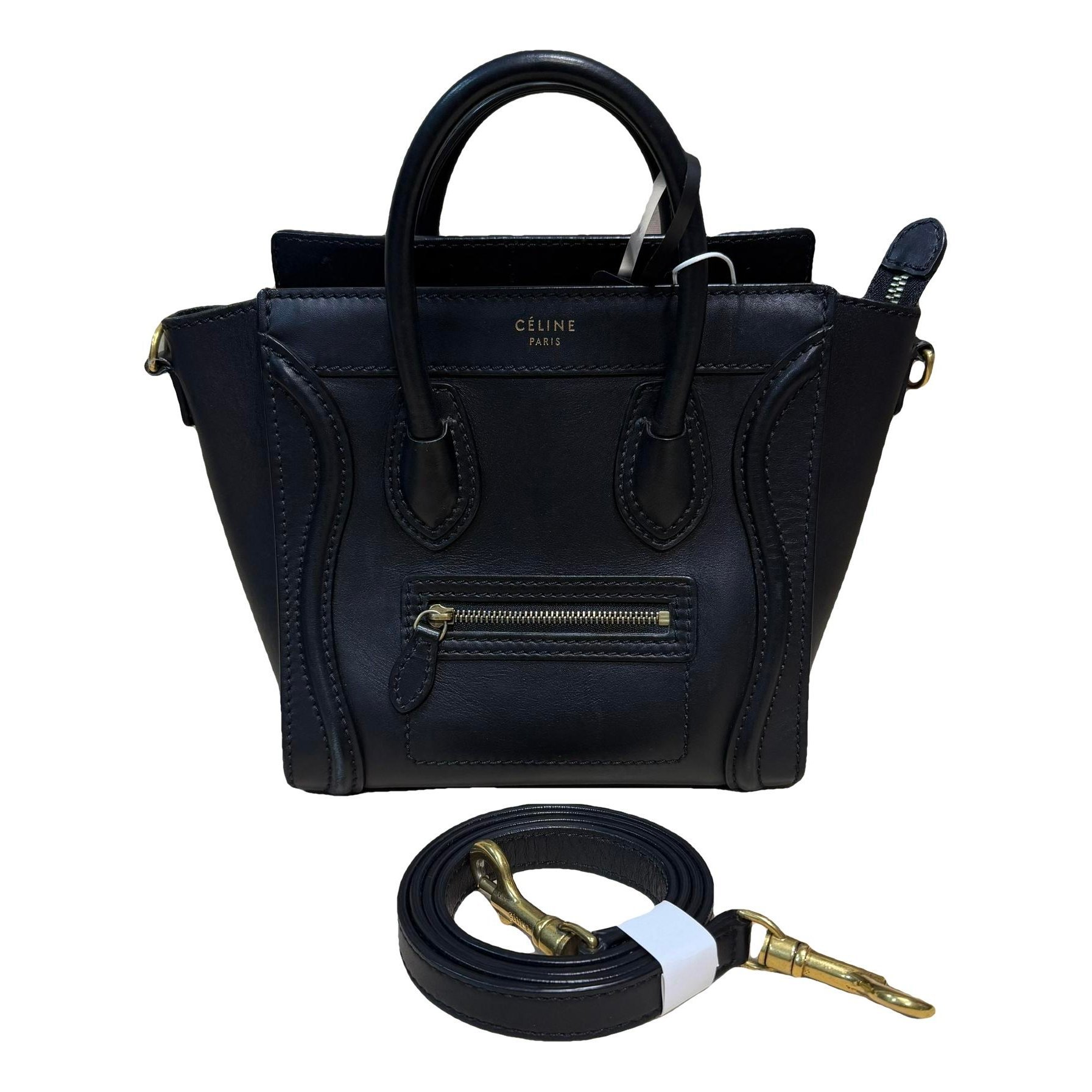 Nano Luggage leather handbag