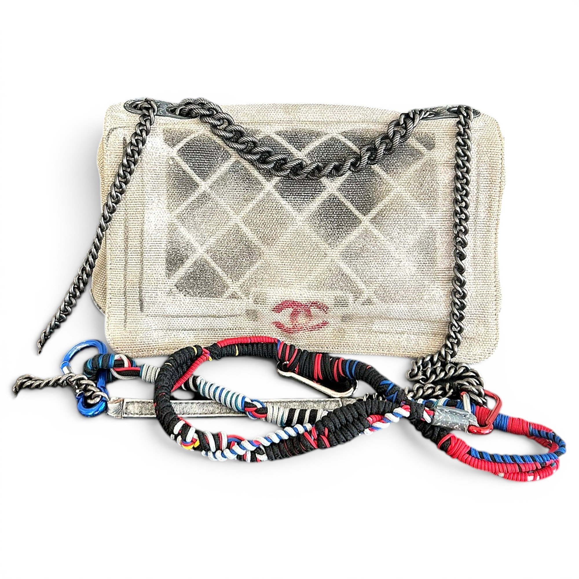 Graffiti cloth handbag
