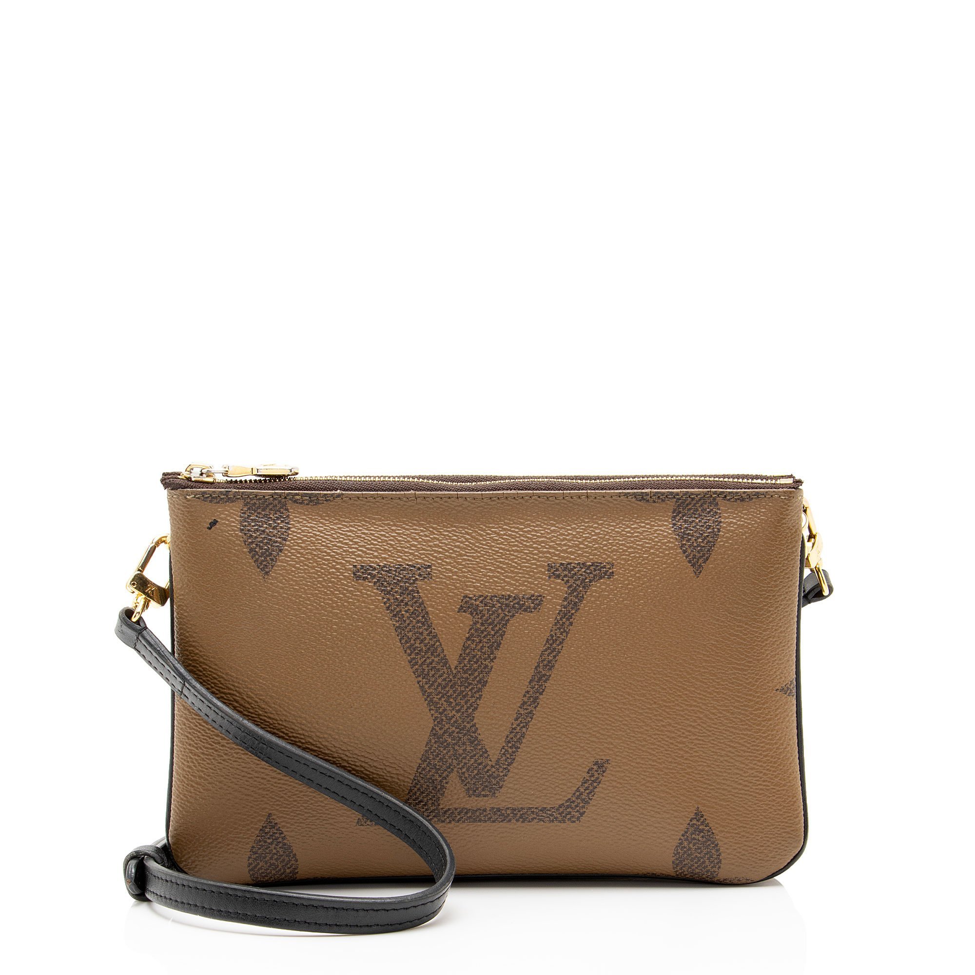 Double zip cloth crossbody bag