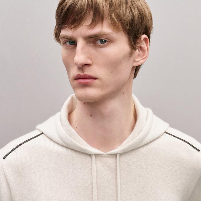 Craie Cashmere Hooded Sweater