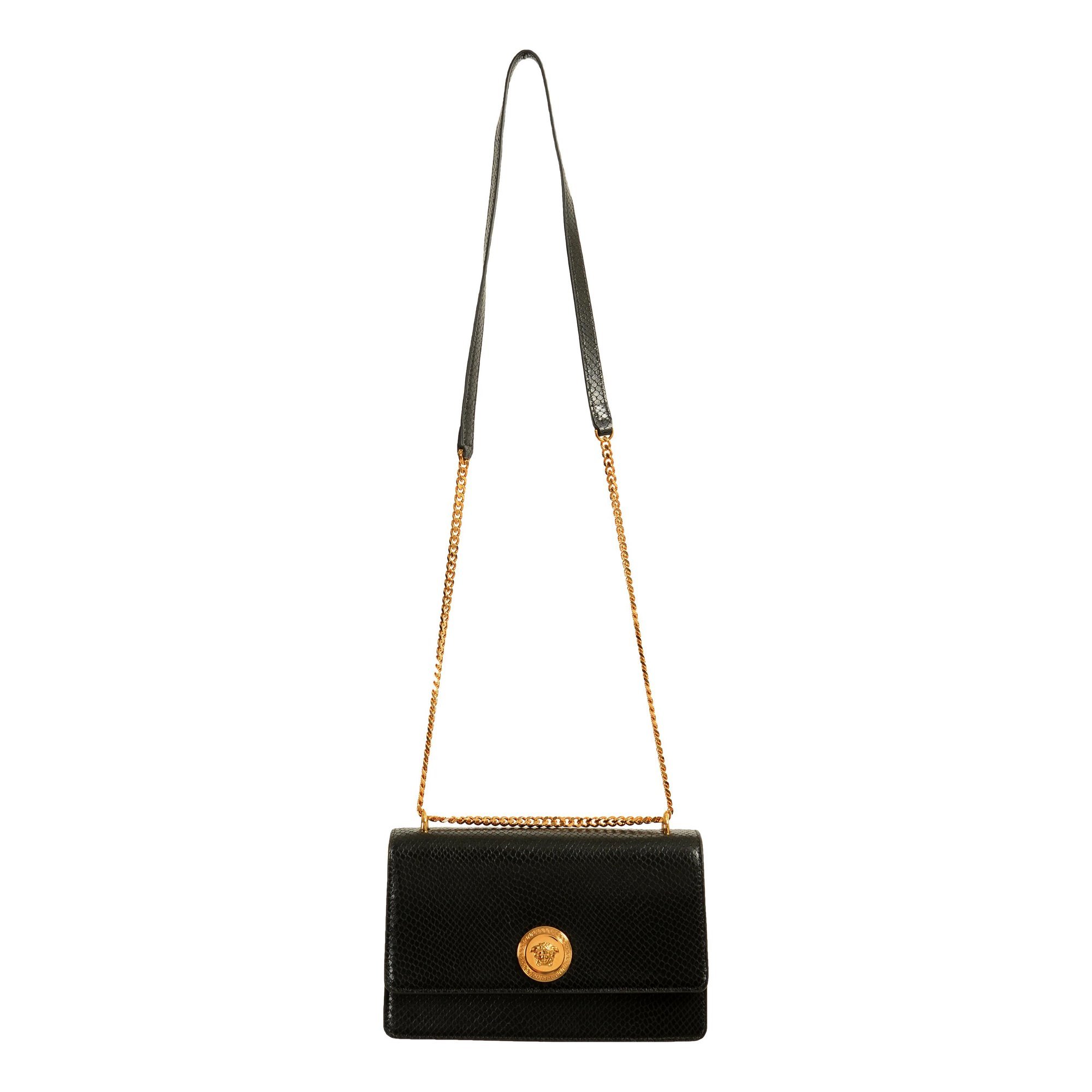 Versace La Medusa leather handbag