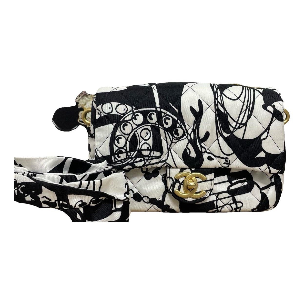 Timeless/Classique silk crossbody bag