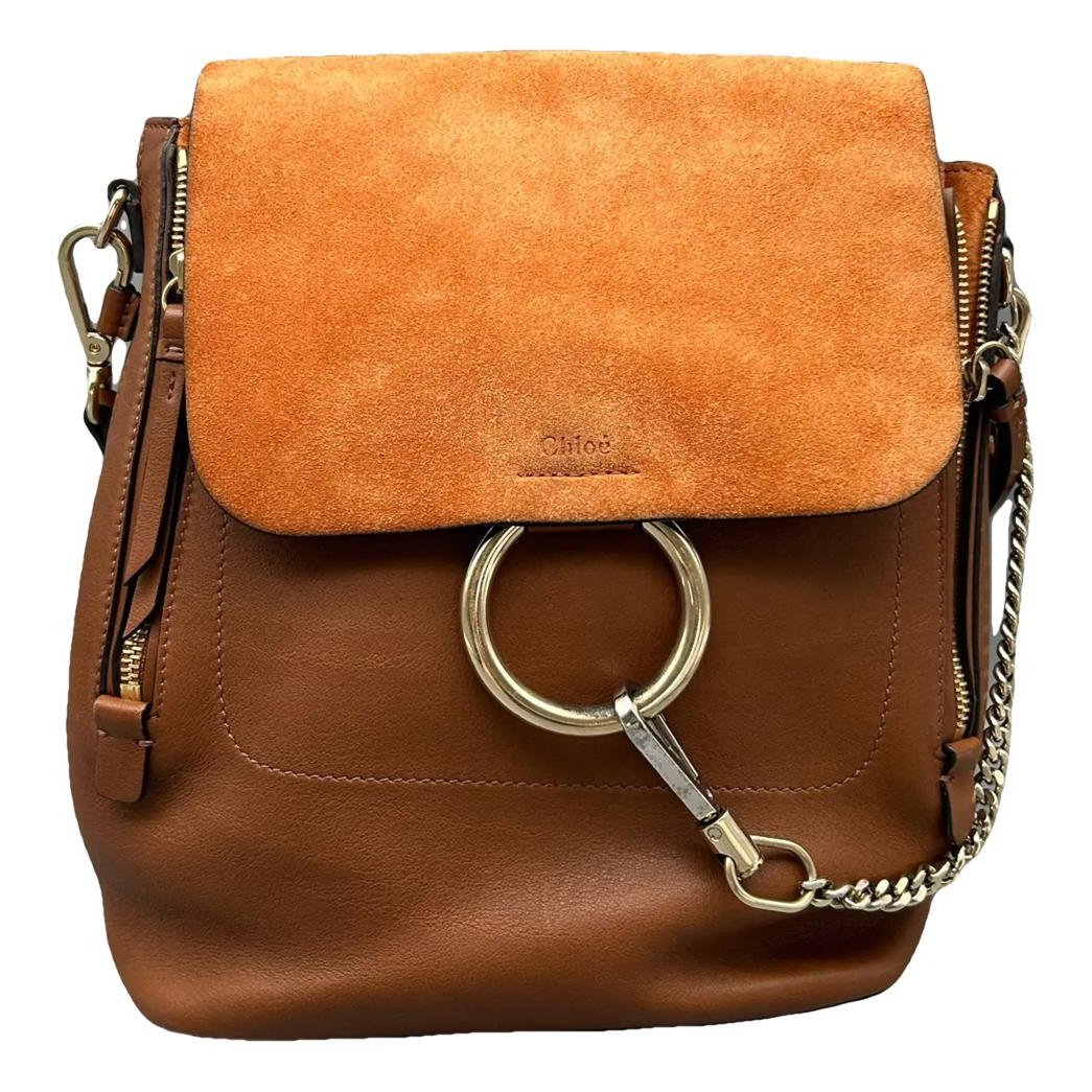 Faye leather backpack
