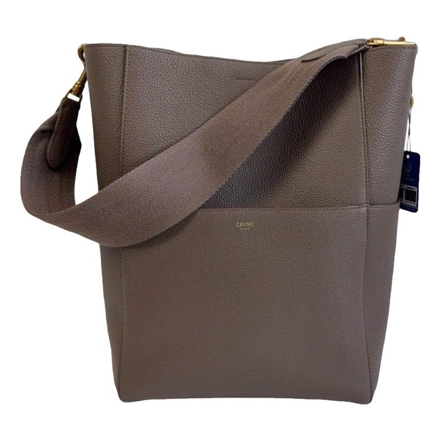 Seau Sangle leather tote
