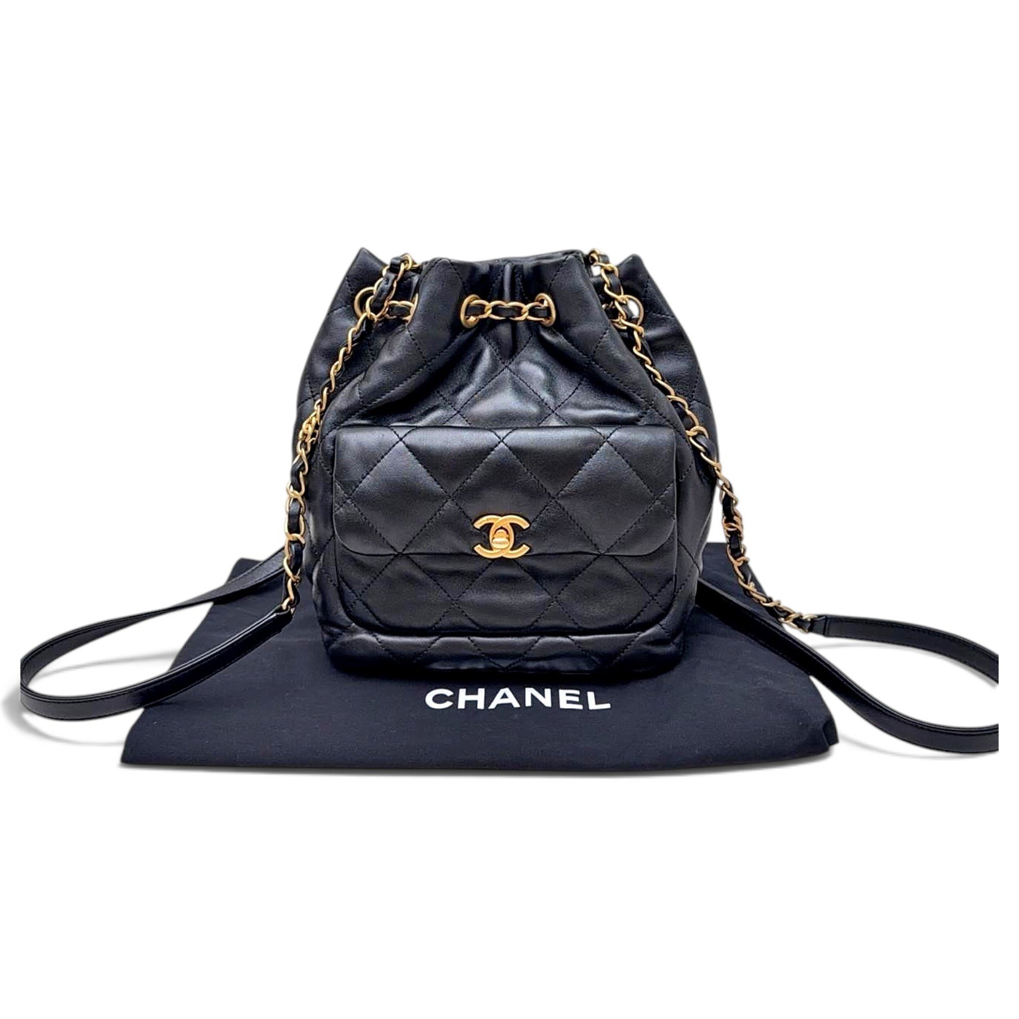 Leather backpack