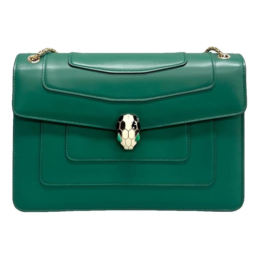 Serpenti leather handbag