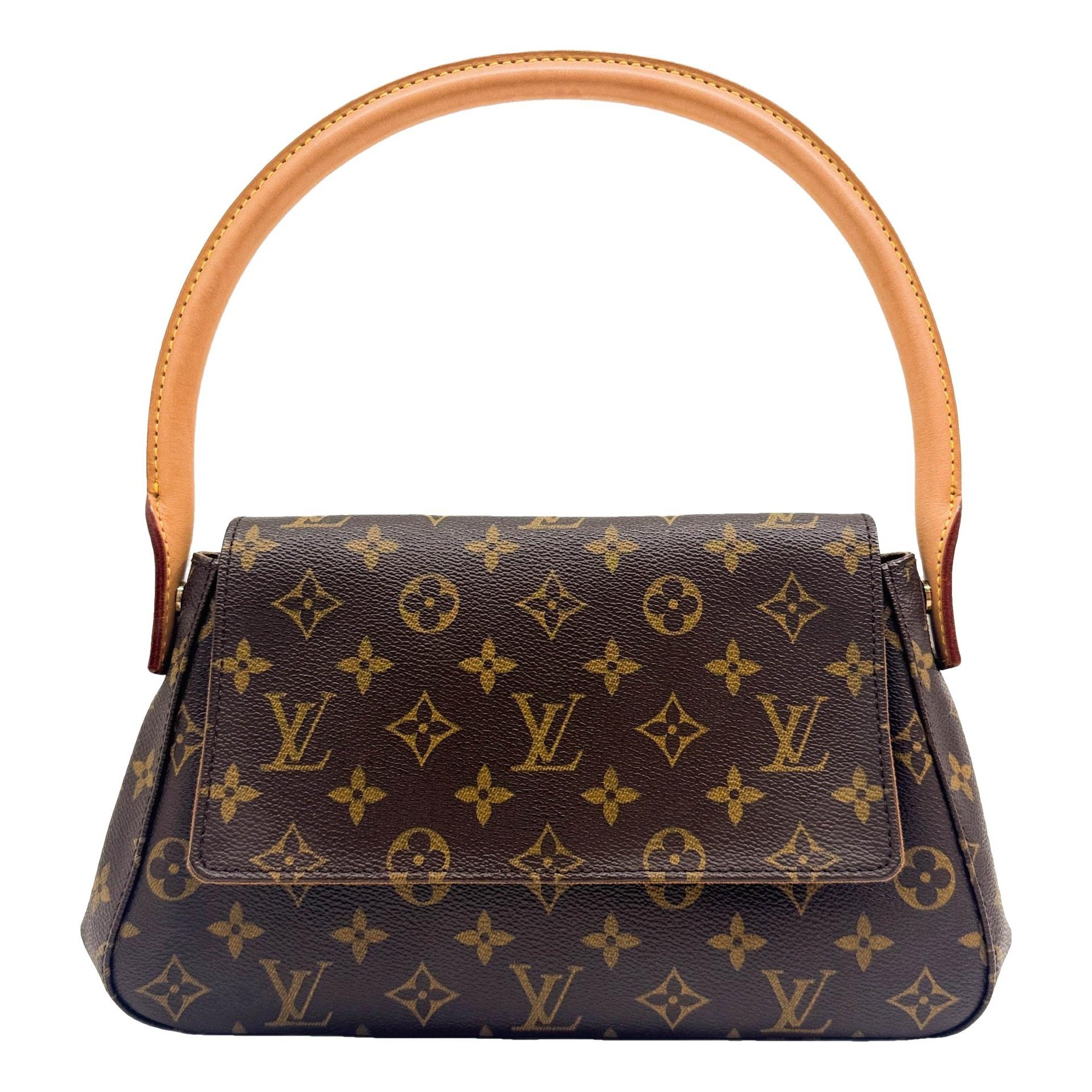 Looping cloth handbag