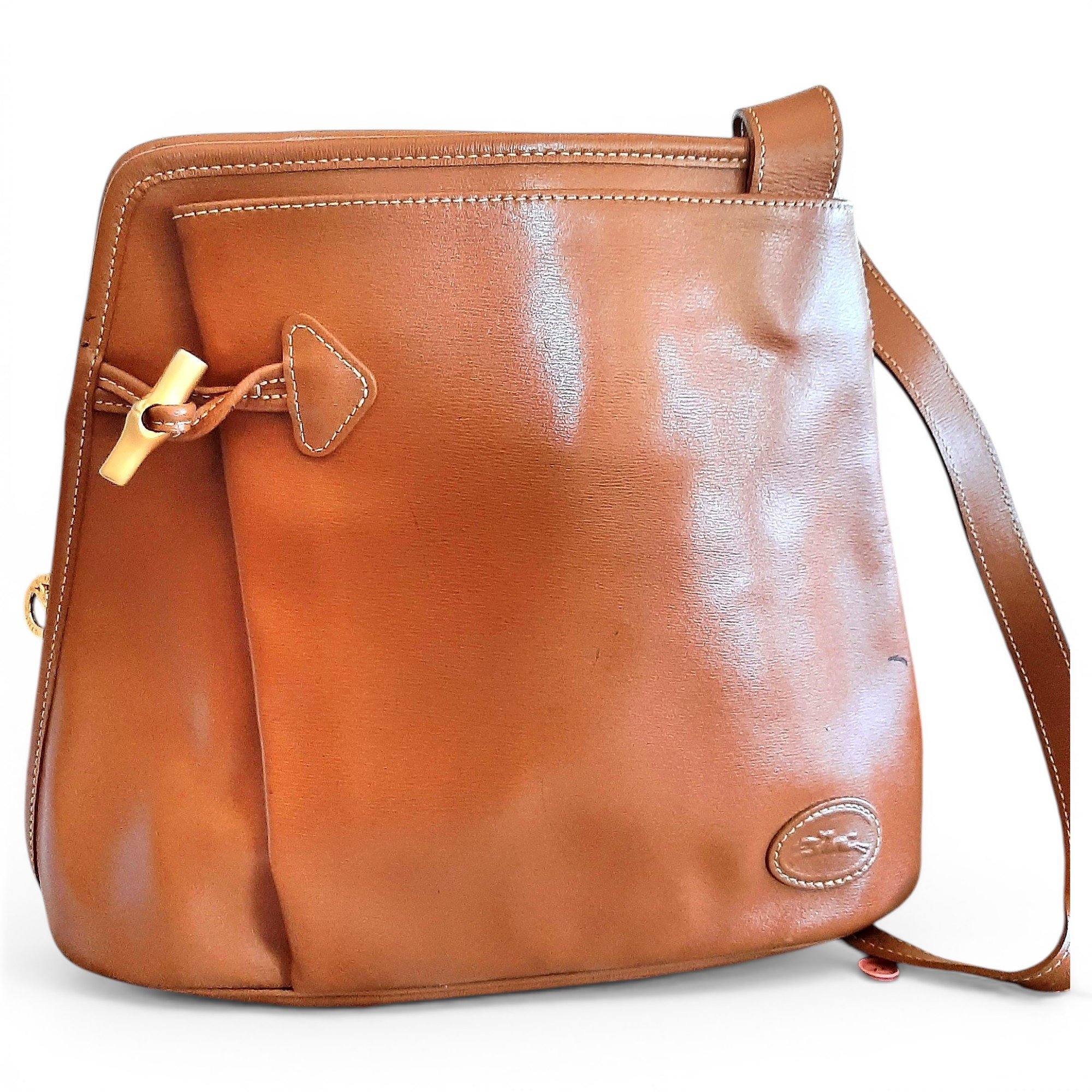 Leather crossbody bag
