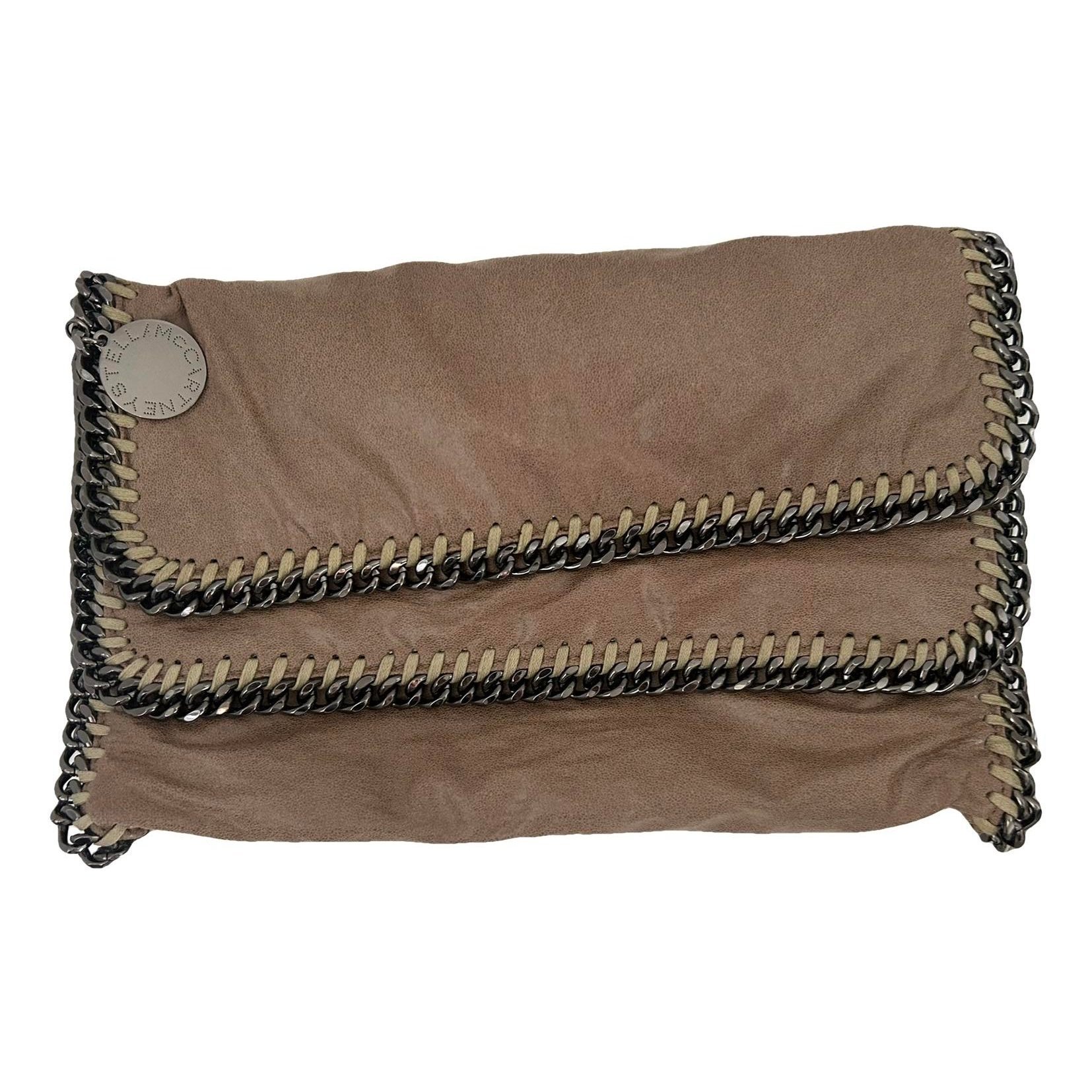 Stella McCartney Falabella vegan leather clutch bag