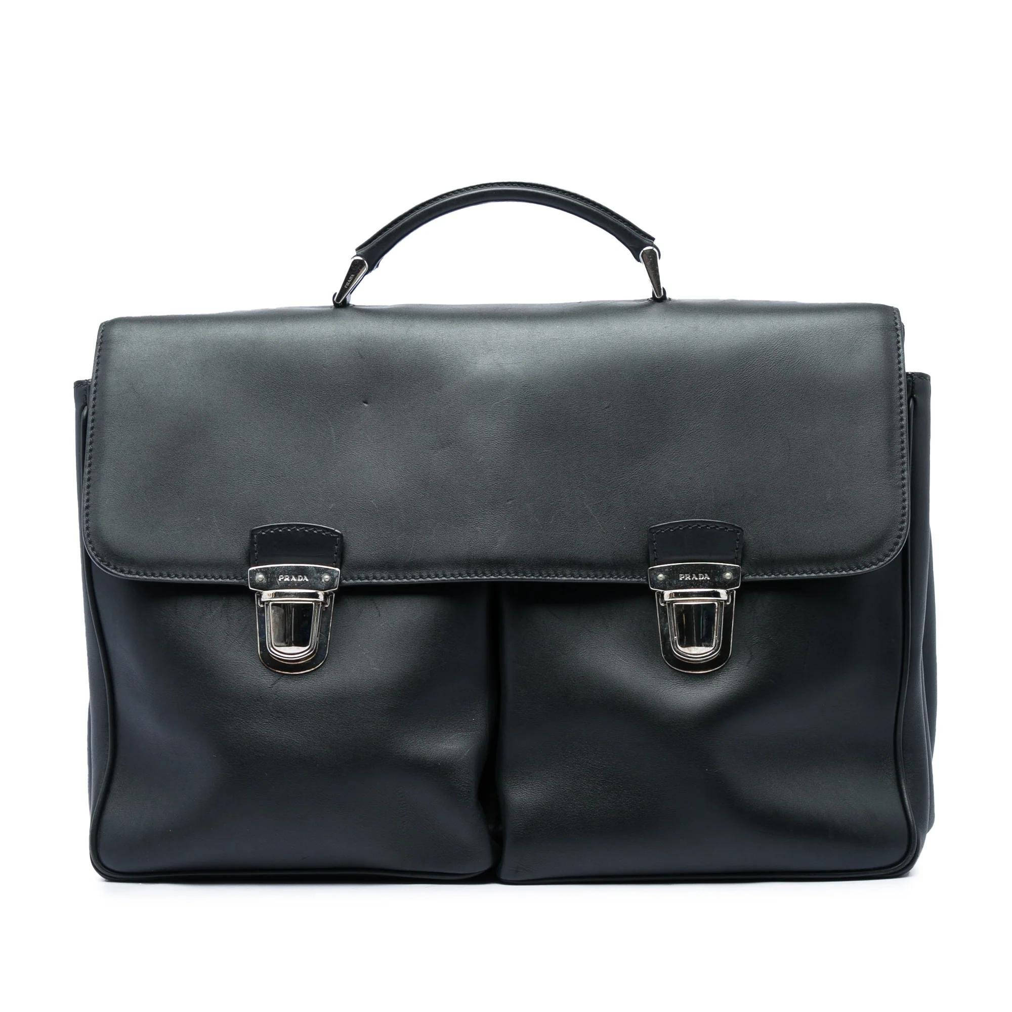 Double pony-style calfskin handbag
