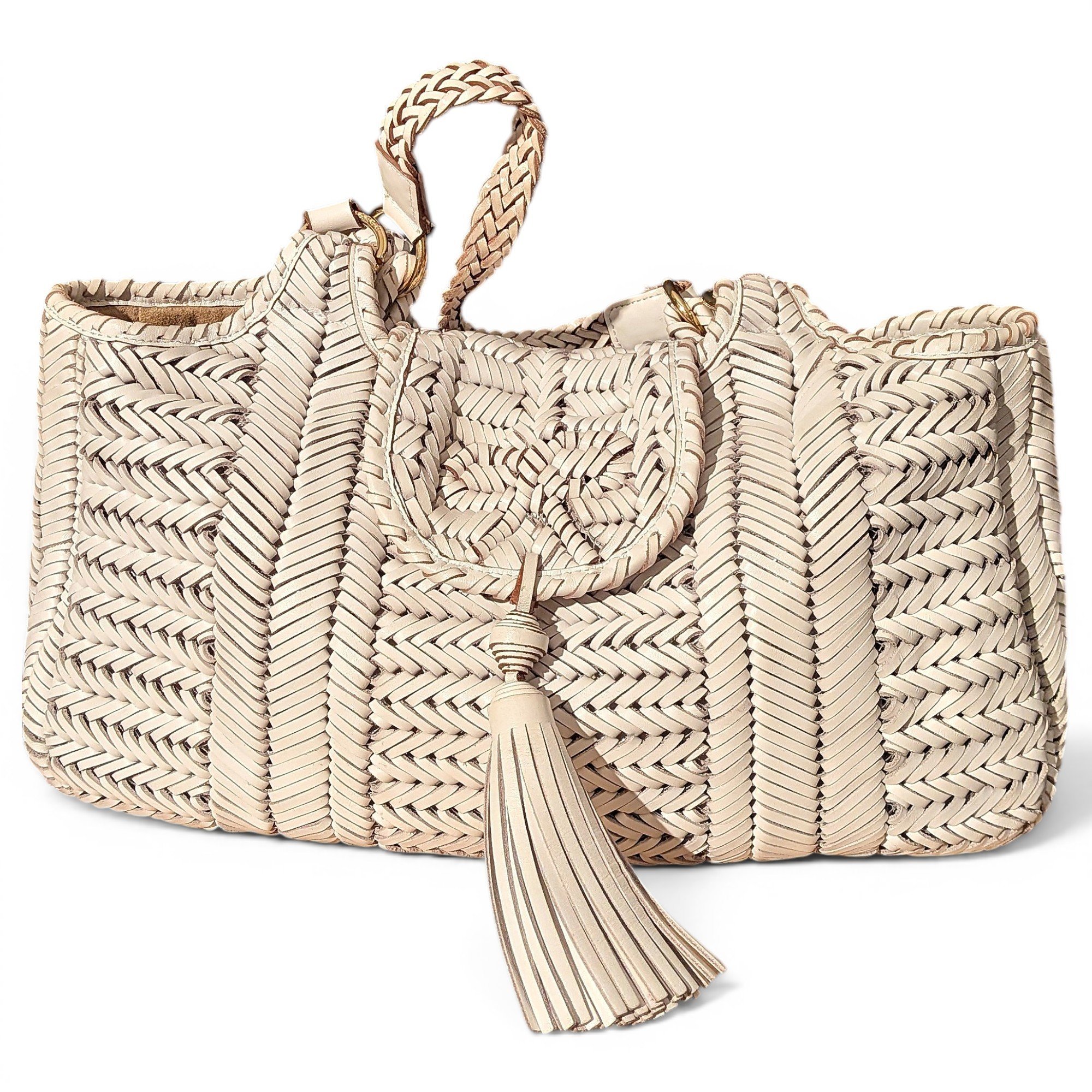 Leather handbag