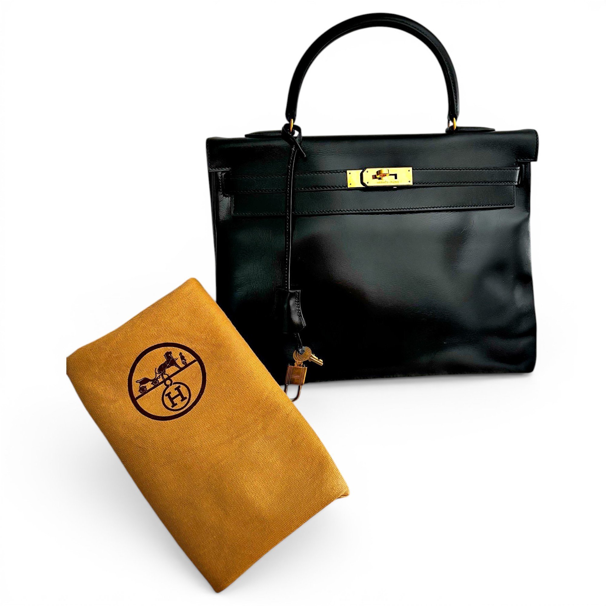 Kelly 35 leather handbag