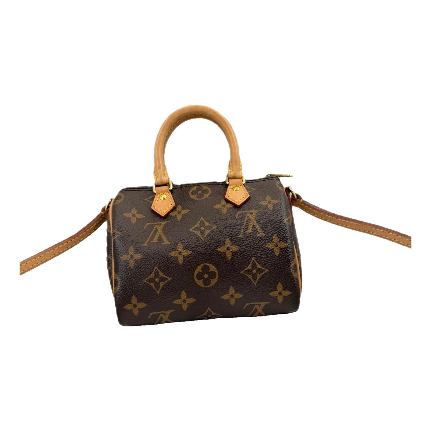 Nano Speedy / Mini HL leather handbag