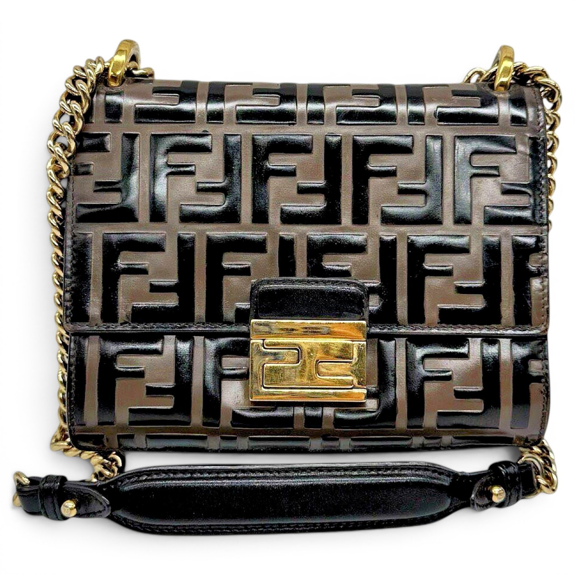 Kan U leather handbag