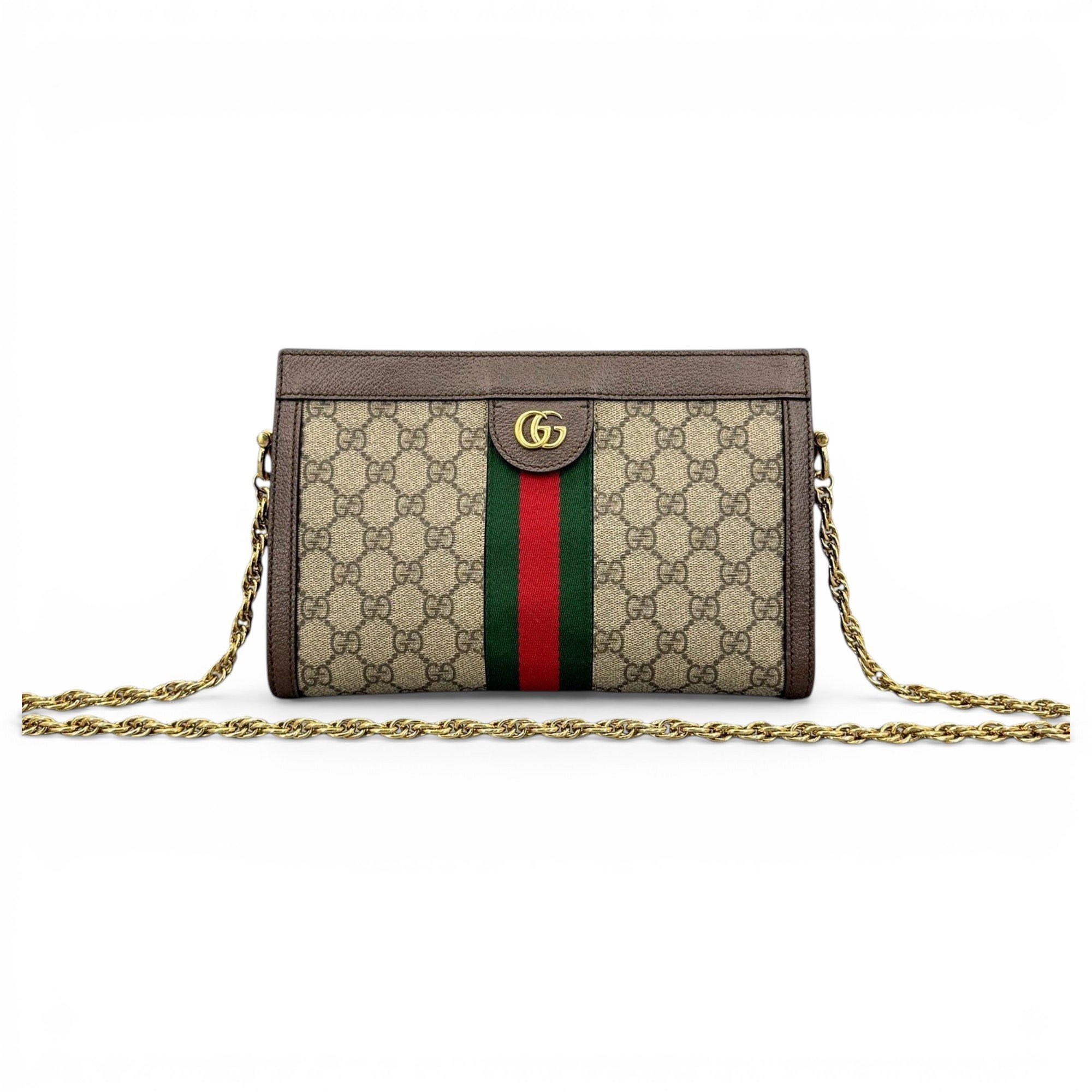 Ophidia Chain leather handbag