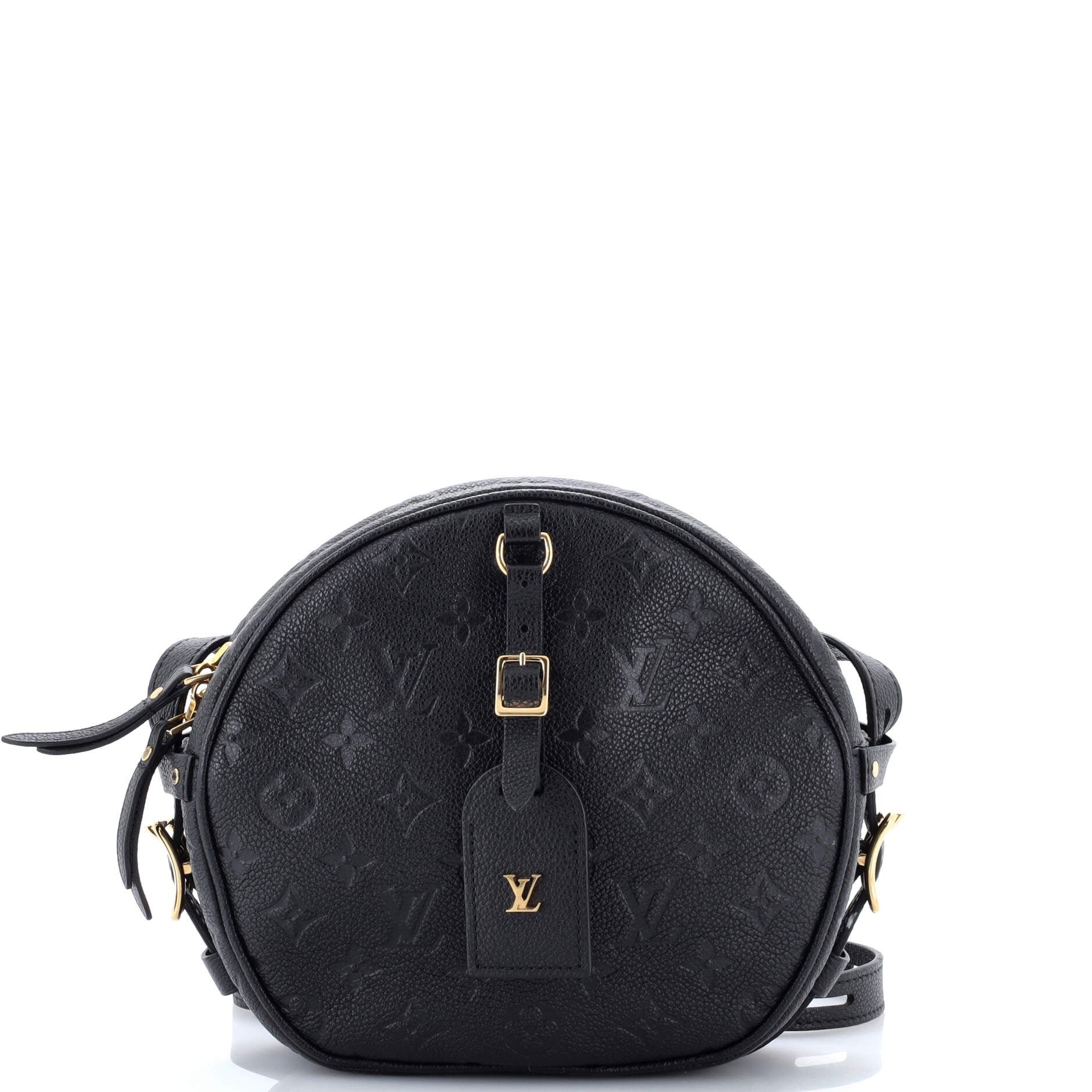 Louis Vuitton Boite Chapeau Souple Bag Monogram Empreinte Leather MM