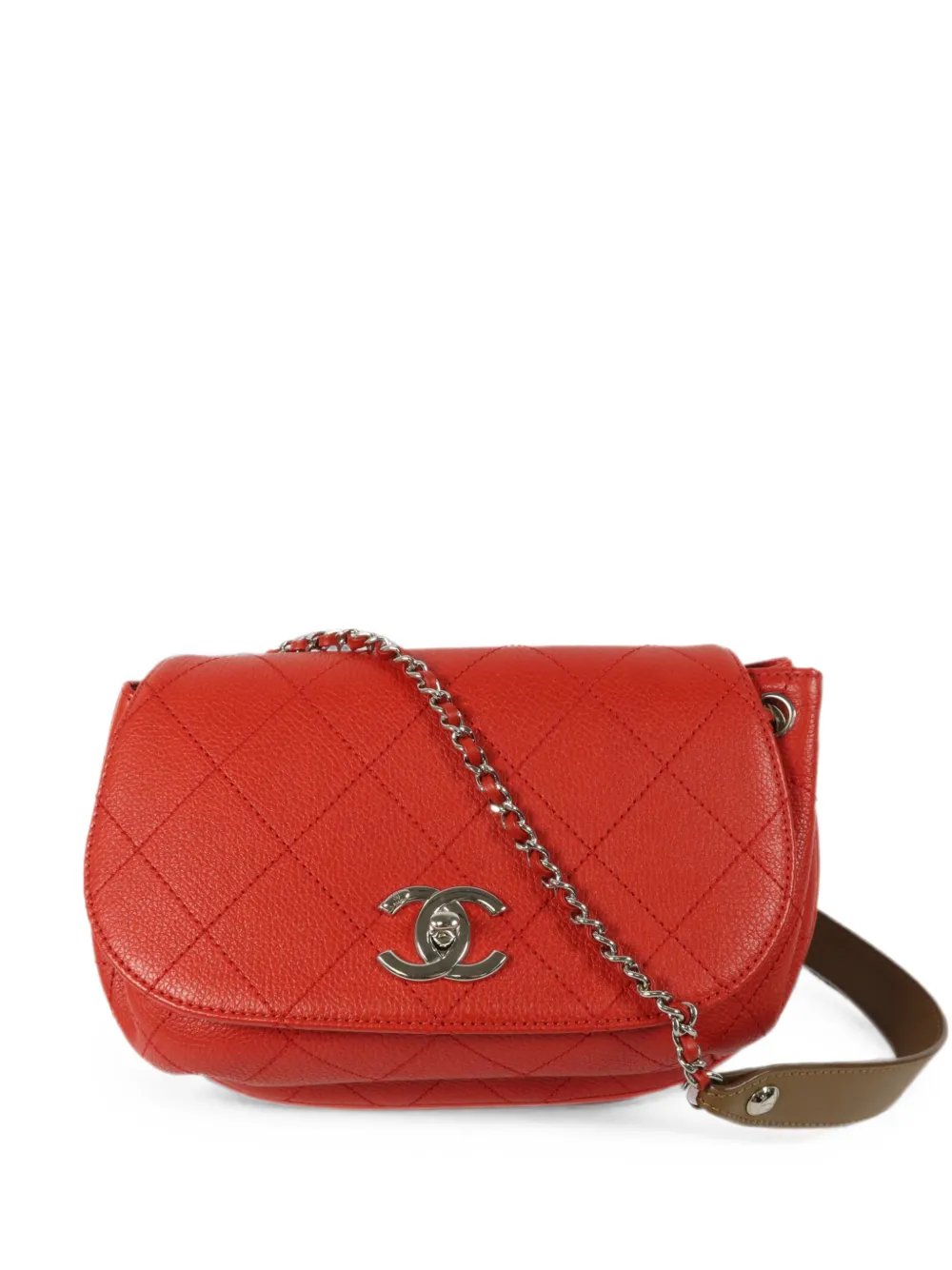 CC turn-lock quilted shoulder bag