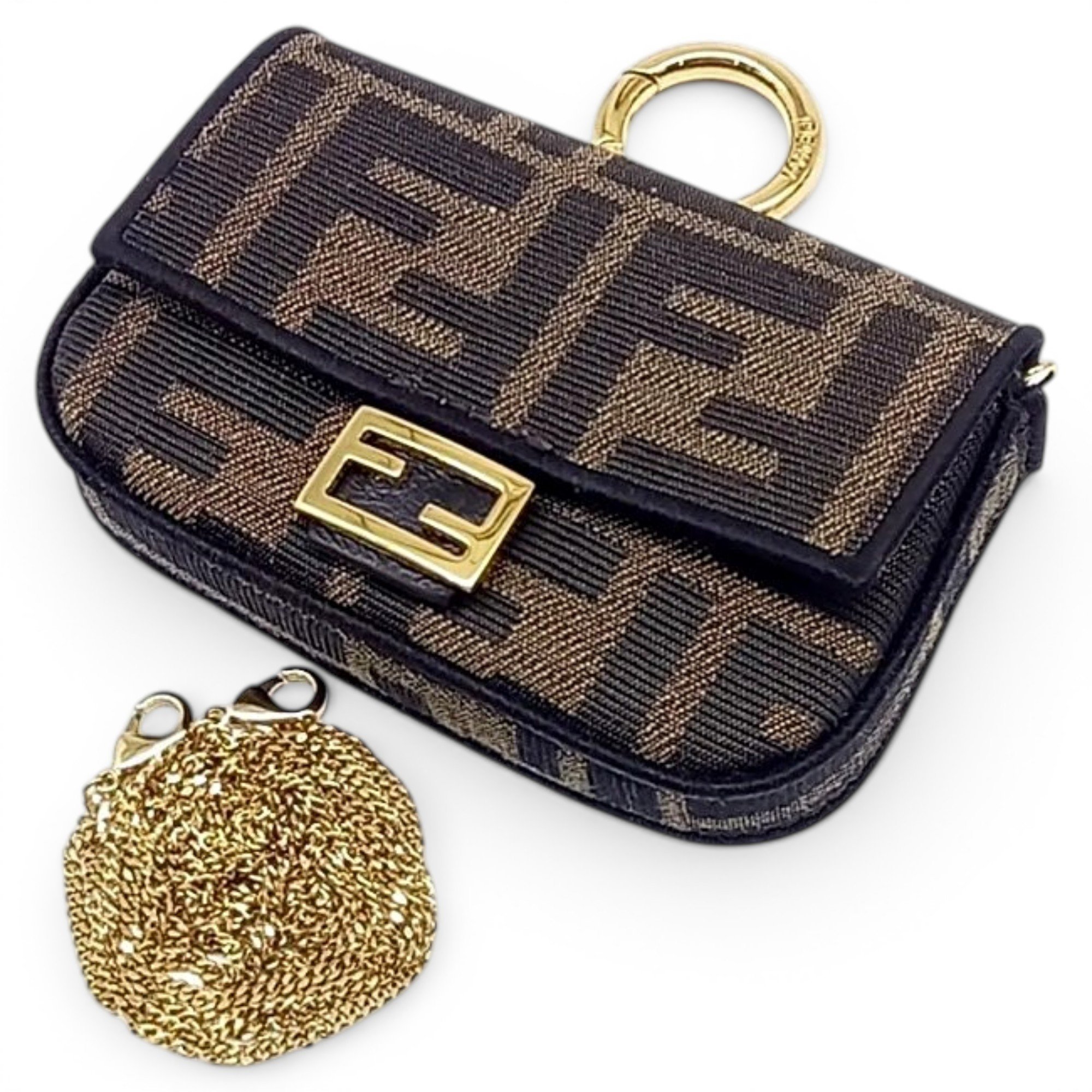 Baguette Chain cloth crossbody bag