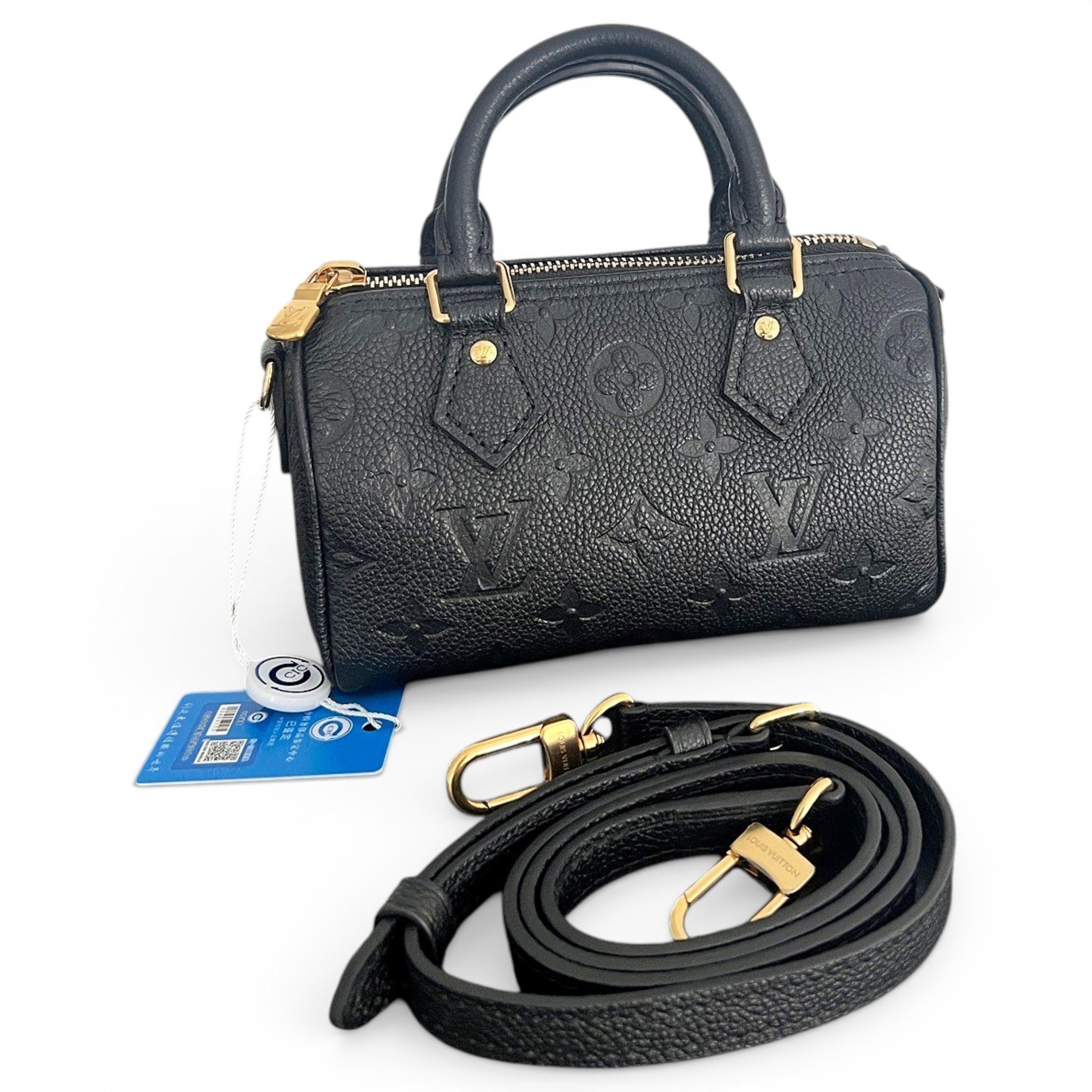 Louis Vuitton Nano Speedy / Mini HL leather handbag