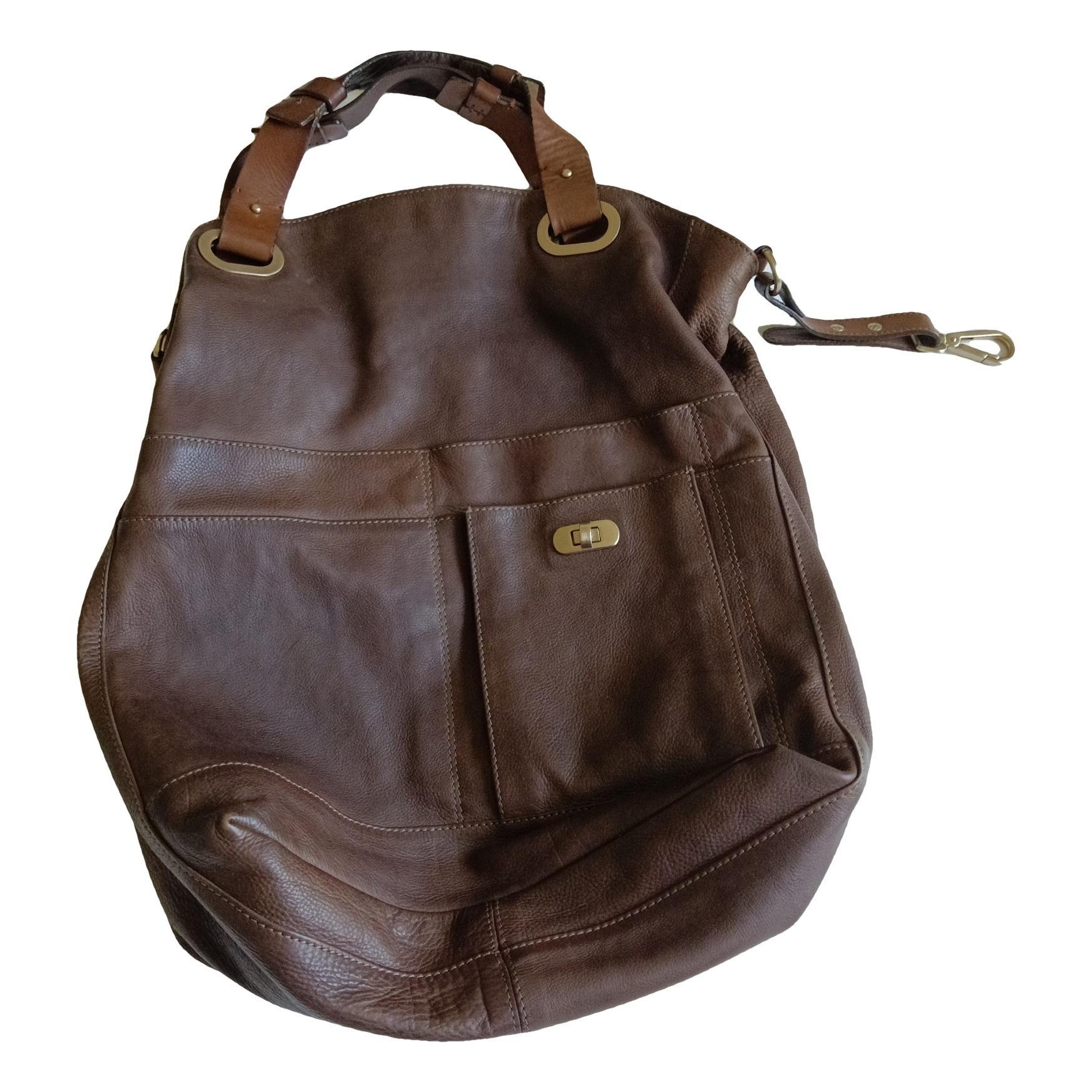 Leather handbag