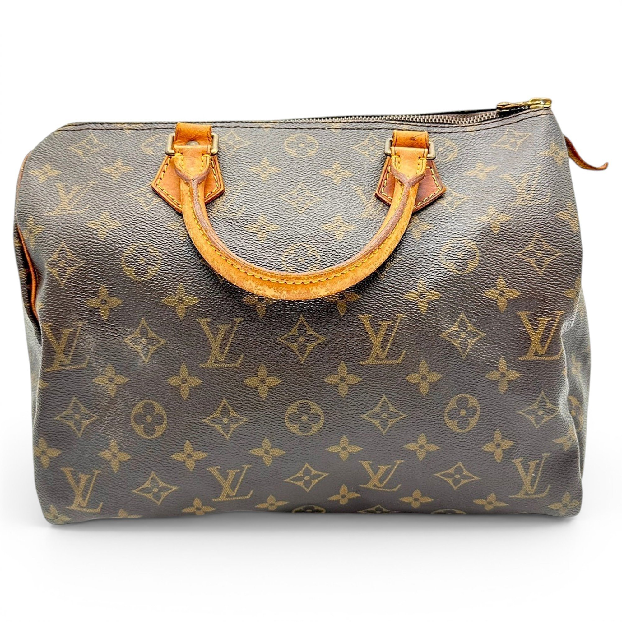 Speedy leather handbag