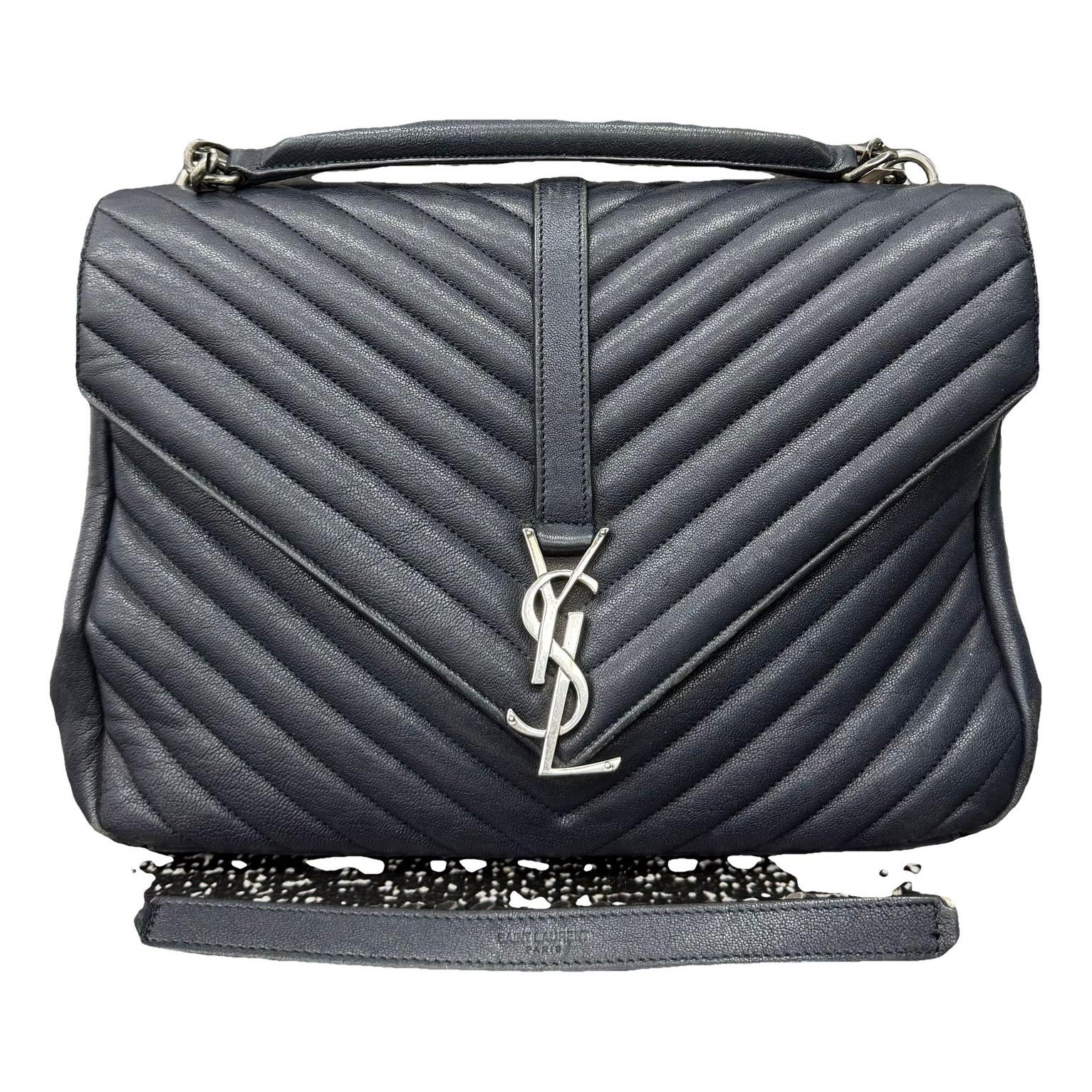 Collége monogramme leather handbag
