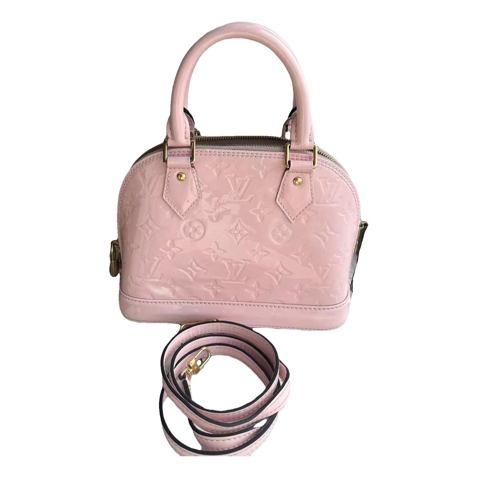 Alma BB patent leather handbag