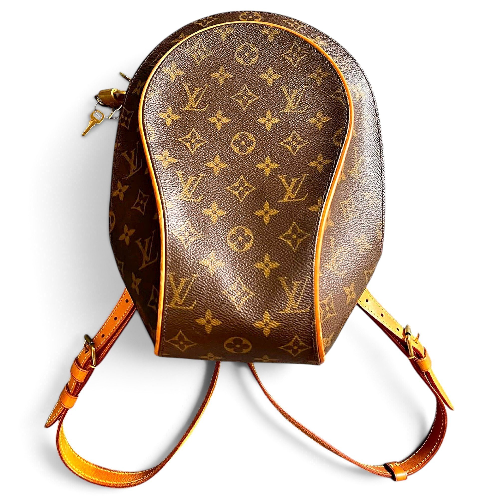 Ellipse leather backpack