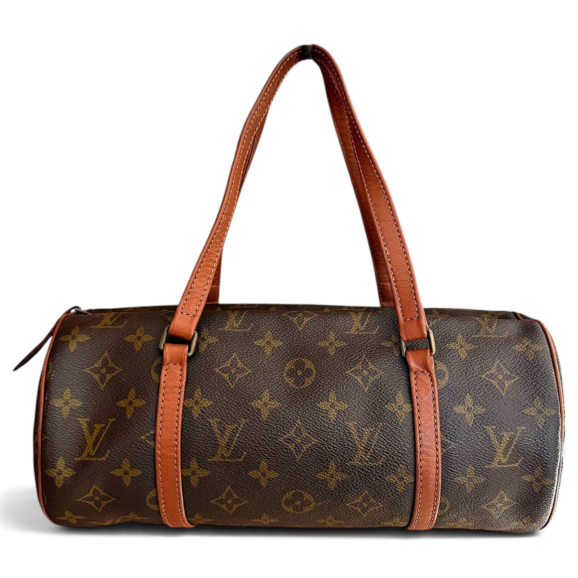Papillon leather bowling bag