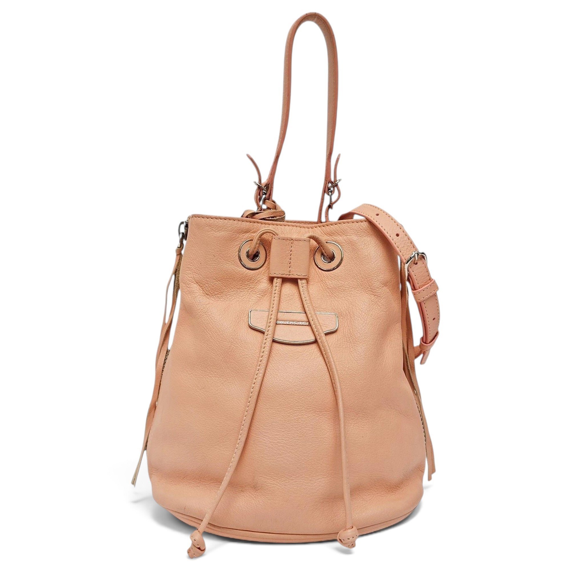 Papier leather handbag