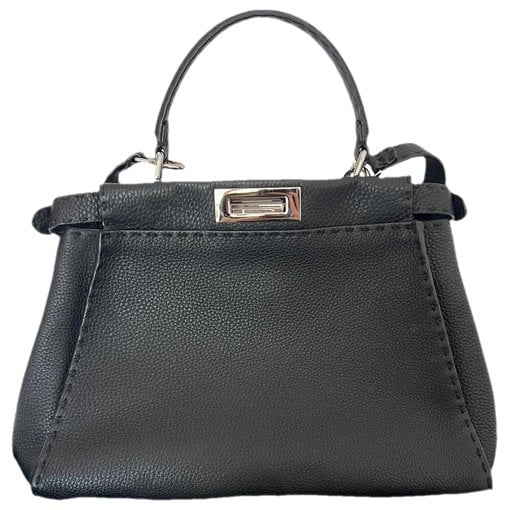 Peekaboo pony-style calfskin handbag