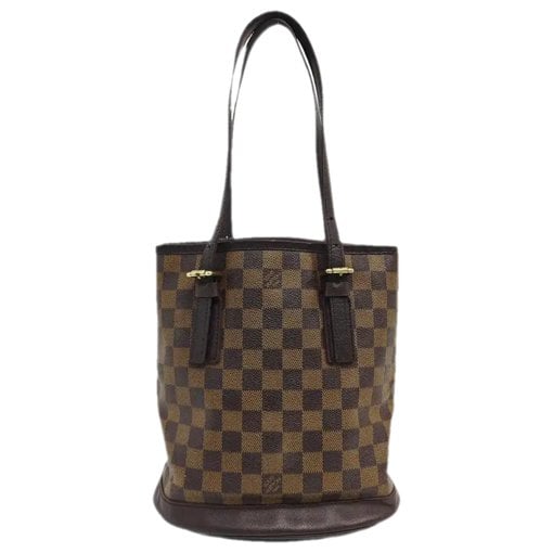 Bucket leather handbag