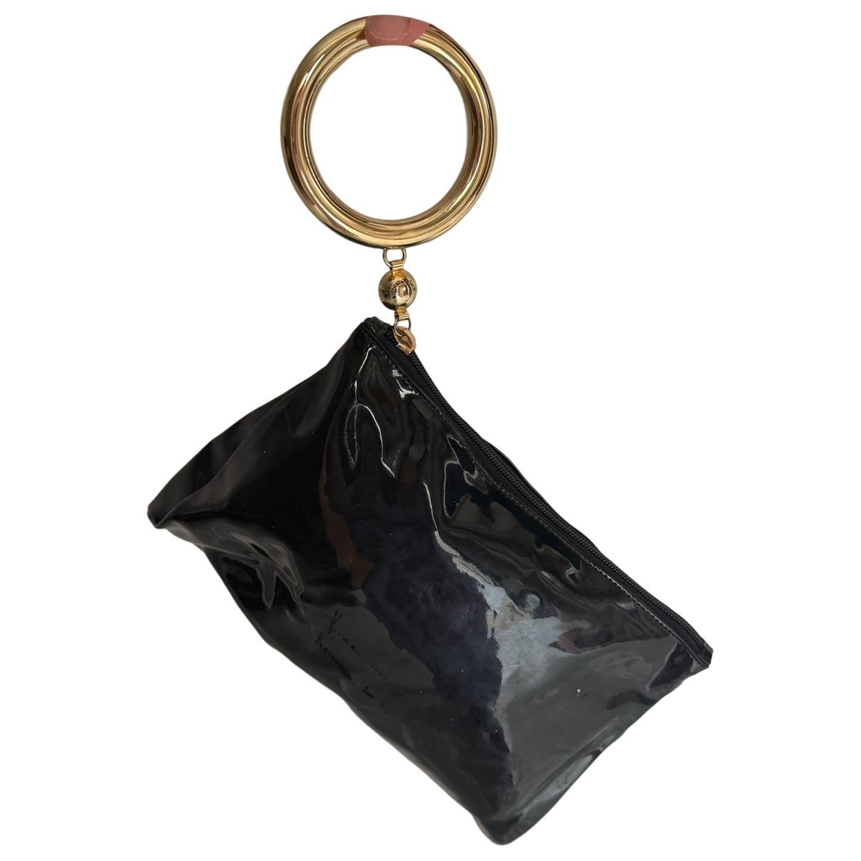 Patent leather handbag