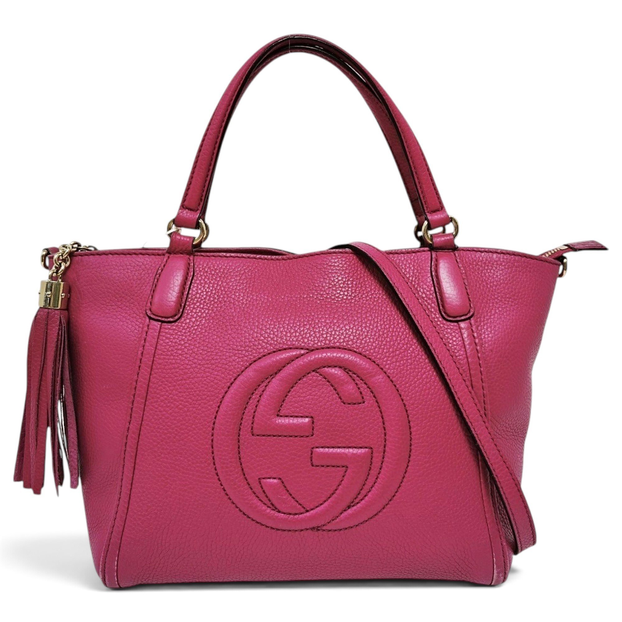 Soho Top Handle leather handbag