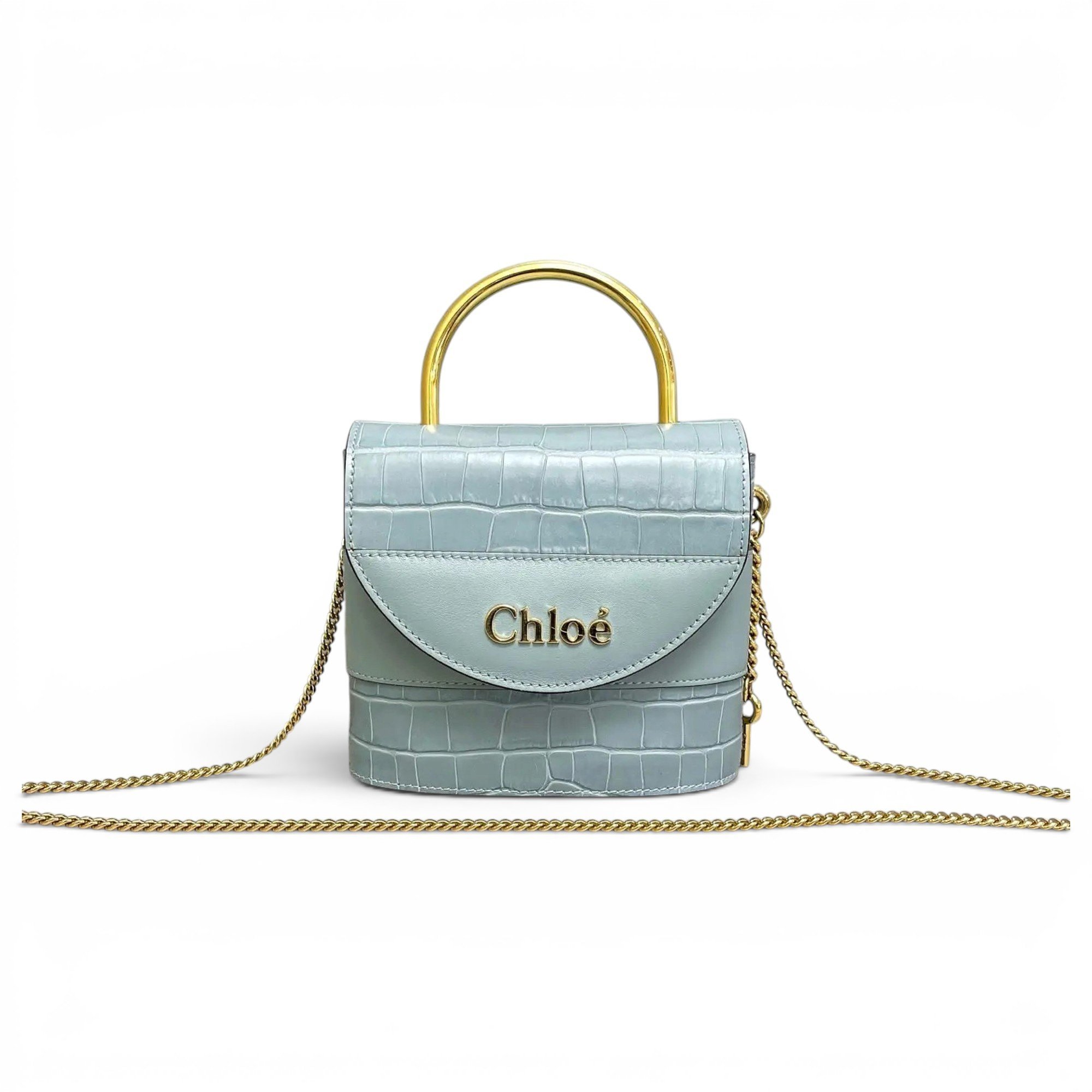 Aby Lock leather crossbody bag
