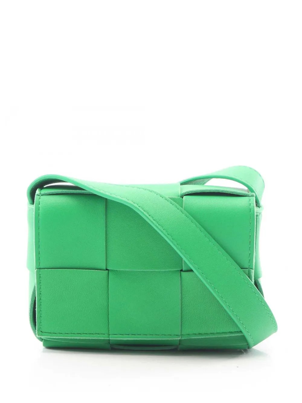 Bottega Veneta 2012-2026 Candy Nappa Intrecciato Cassette crossbody bag